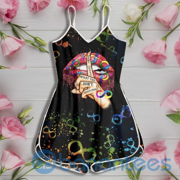 Don't Judge What You Don't Understand Autism Rompers For Women Product Photo