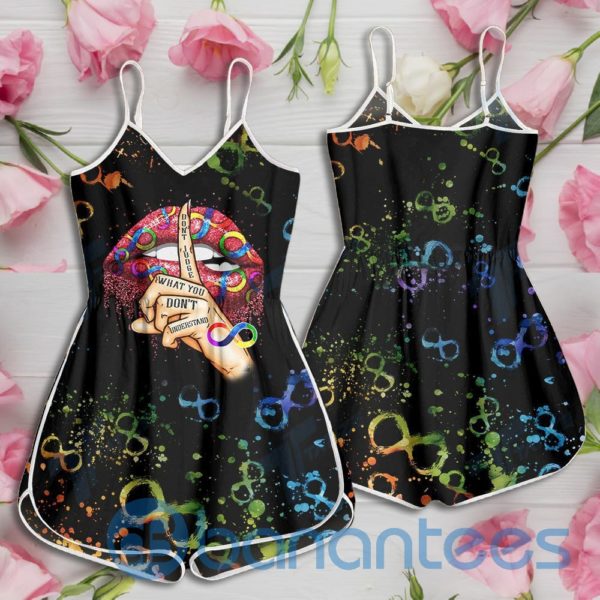 Don't Judge What You Don't Understand Autism Rompers For Women Product Photo