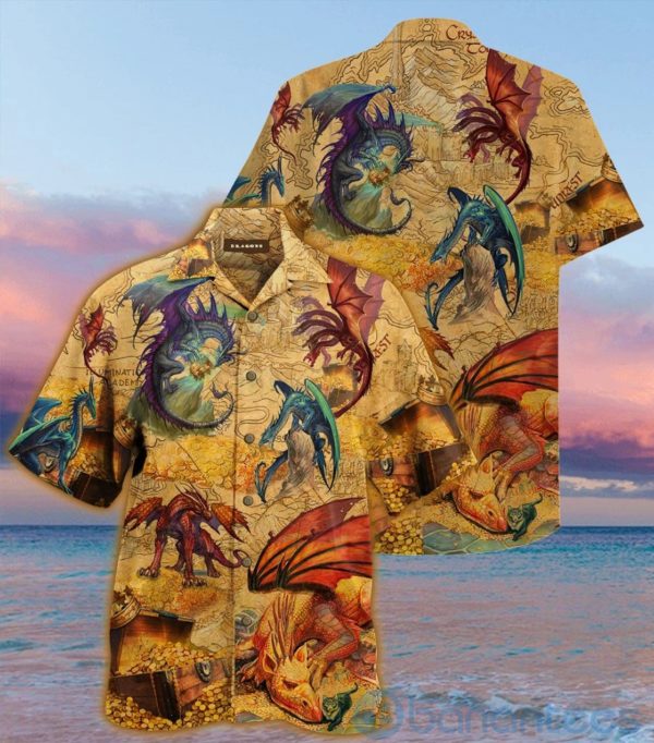 Dragon Map Hawaiian Shirt Product Photo