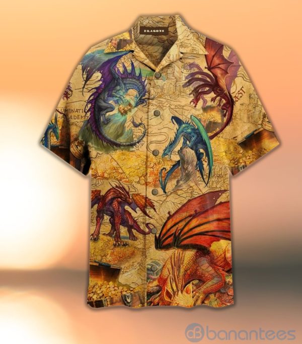 Dragon Map Hawaiian Shirt Product Photo
