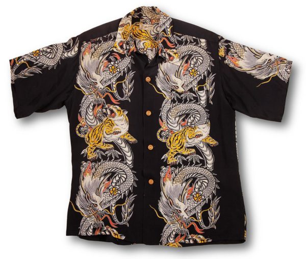 Dragon Shirt Chinese Dragon Flying Pattern Hawaiian Shirt Summer Hawaiian Product Photo