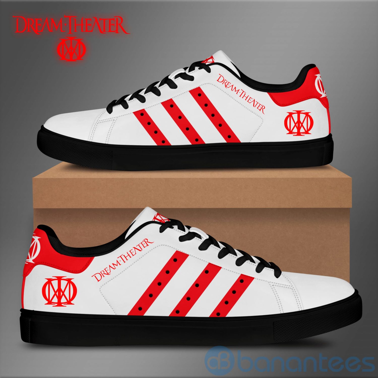 dream-theater-red-striped-white-low-top-skate-shoes-2-96nPd.jpg Dream Theater Red Striped White Low Top Skate Shoes Product Photo