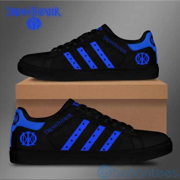 Dream Theater Royal Striped Black Low Top Skate Shoes Product Photo
