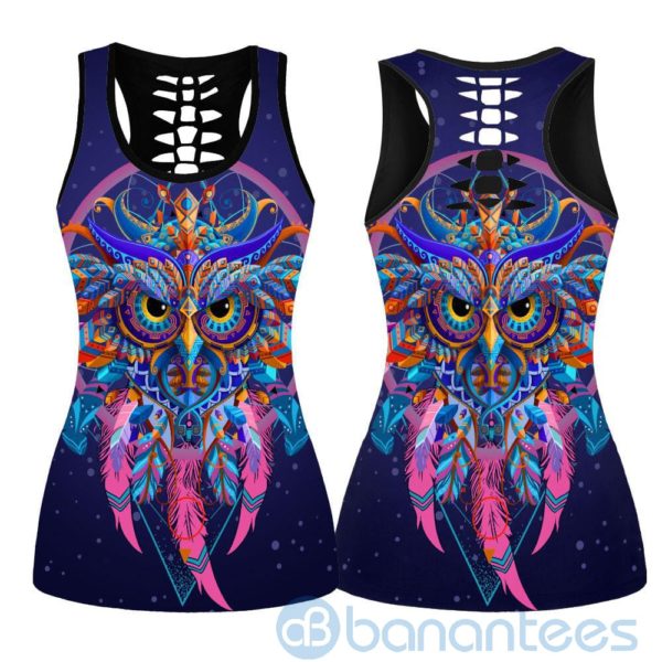 Dreamcatcher Owl Hollow Tank And Legging Outfit Product Photo