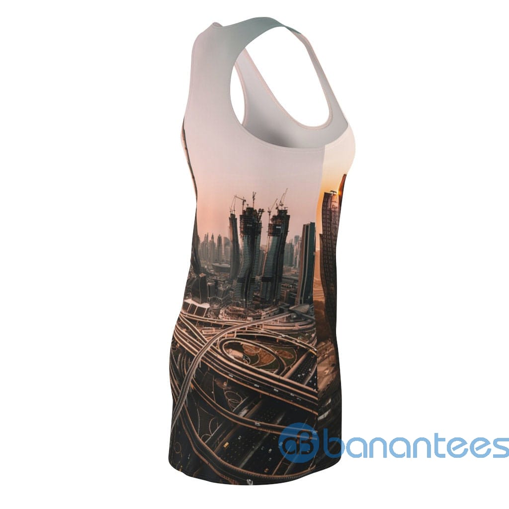 dubai-skyline-all-over-print-racerback-dress-for-women-5-Lwn0J.jpg Dubai Skyline All Over Print Racerback Dress For Women Product Photo