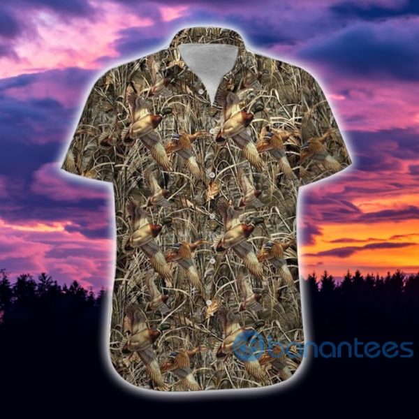 Duck Hunting Shirts Waterfowl Hunting Hawaiian Shirt Summer Hawaiian Product Photo