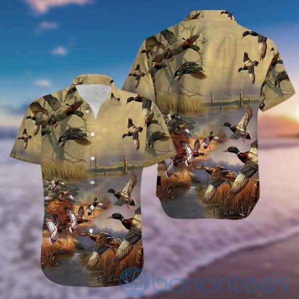 Duck Hunting Tropical Hawaiian Shirt Product Photo