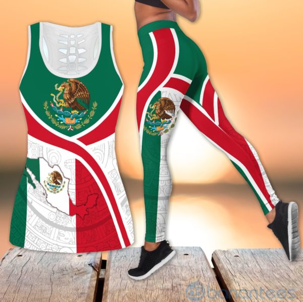 Eagle Flag Hollow Tank And Legging Outfit Product Photo