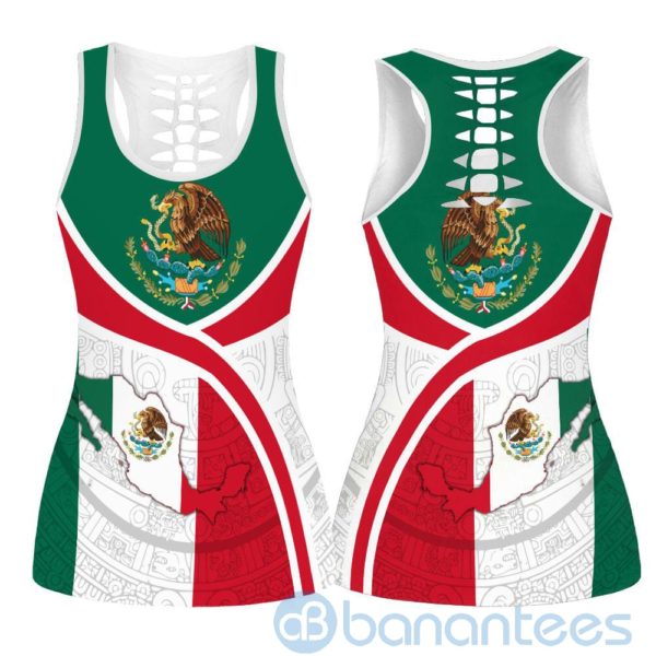 Eagle Flag Hollow Tank And Legging Outfit Product Photo