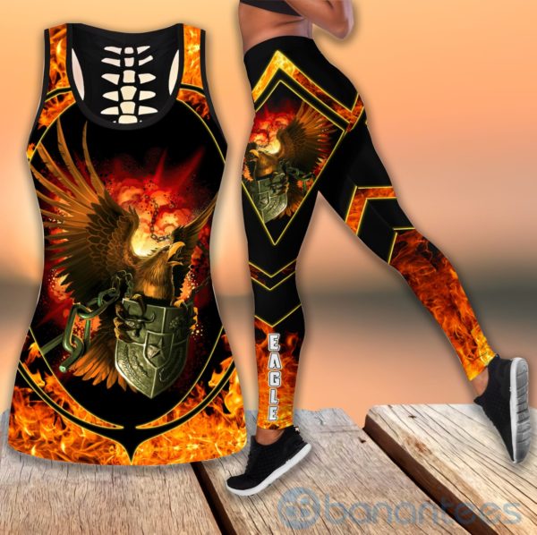 Eagle Tank Top Legging Set Outfit Product Photo