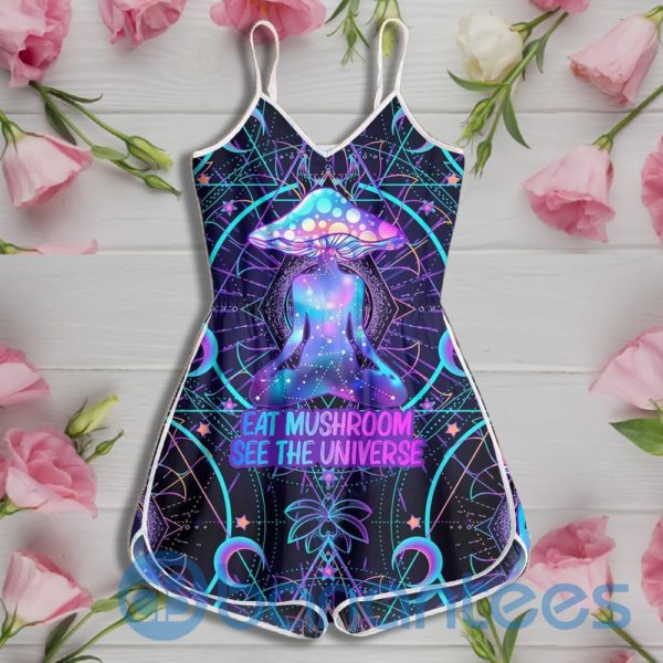 Eat Mushroom See The Universe Psychedelic Rompers For Women Product Photo