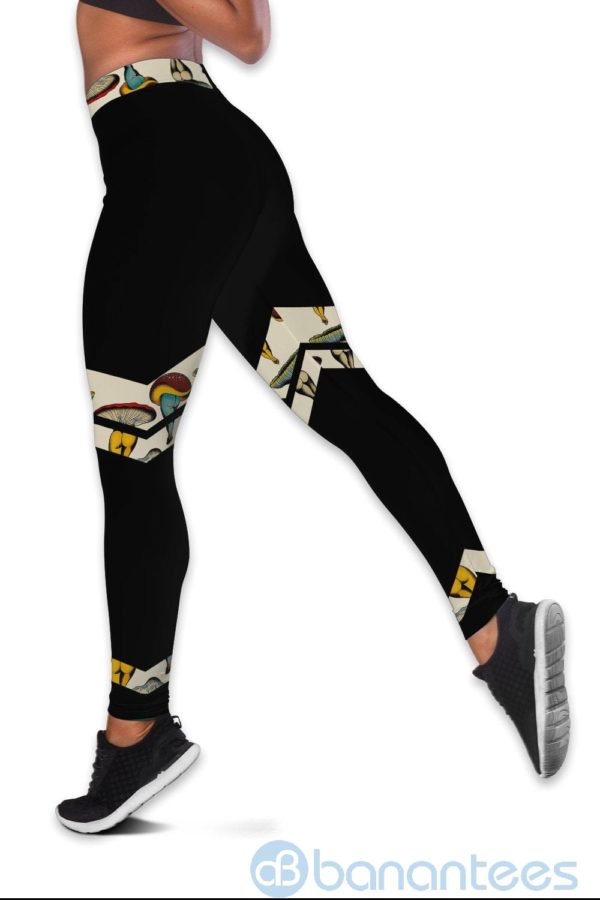 Eat Mushrooms See The Universe Hollow Tank And Legging Outfit Product Photo