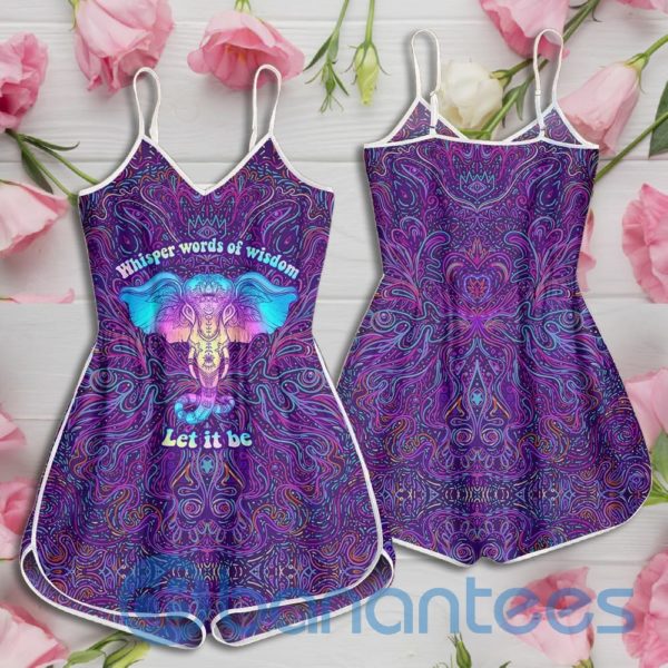 Elephant Psychedelics Mandala Rompers For Women Product Photo
