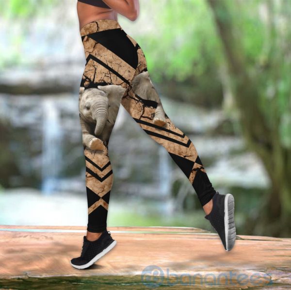 Elephant Tank Top Legging Set Outfit Product Photo