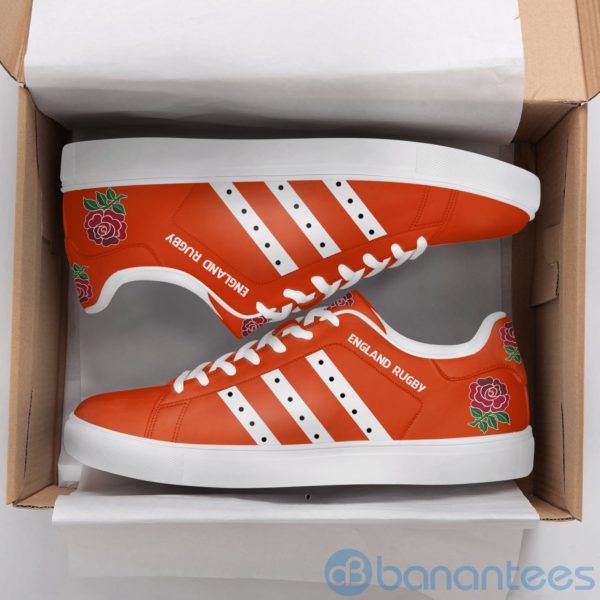 England Rugby Red Low Top Skate Shoes Product Photo