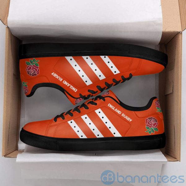 England Rugby Red Low Top Skate Shoes Product Photo