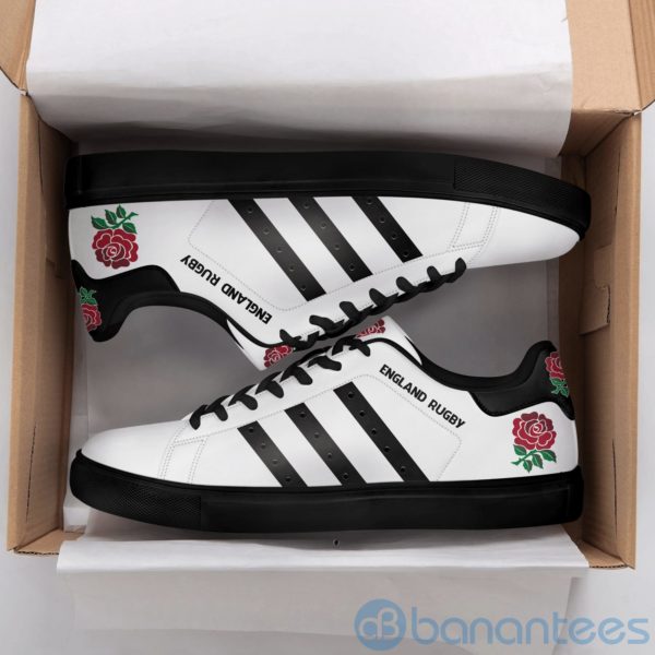 England Rugby White Low Top Skate Shoes Product Photo