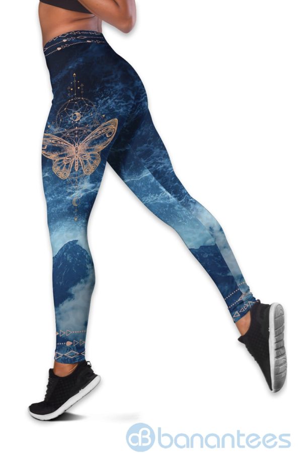 Fairy Butterfly Hollow Tank And Legging Outfit Product Photo