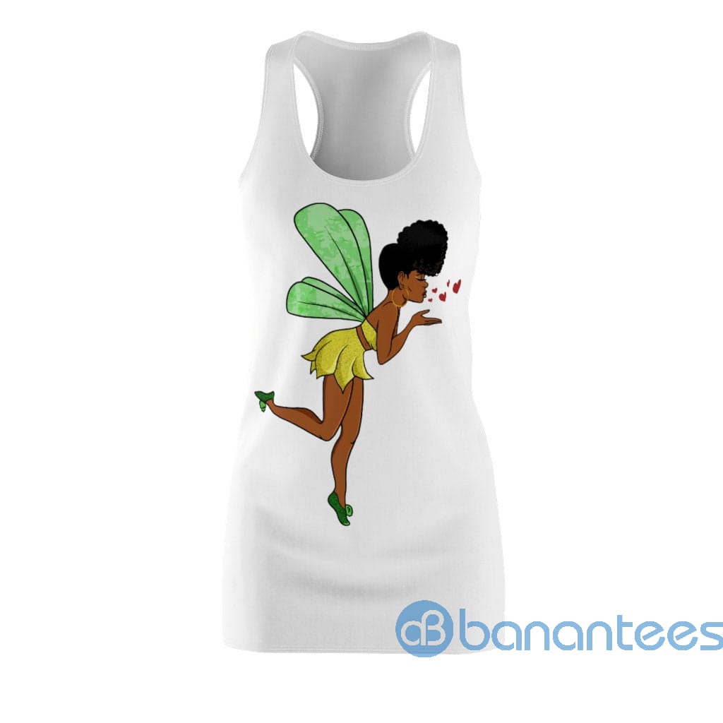 fairy-wings-girl-white-racerback-dress-for-women-1-8DLBX.jpg Fairy Wings Girl White Racerback Dress For Women Product Photo