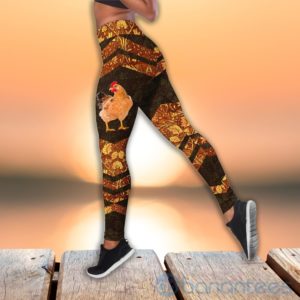 Farm Chicken Tank Top Legging Set Outfit Product Photo