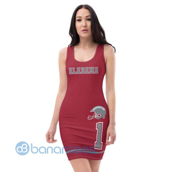 Fashion Fitness Alabama Themed Home Team Super Fan Racerback Dress Product Photo