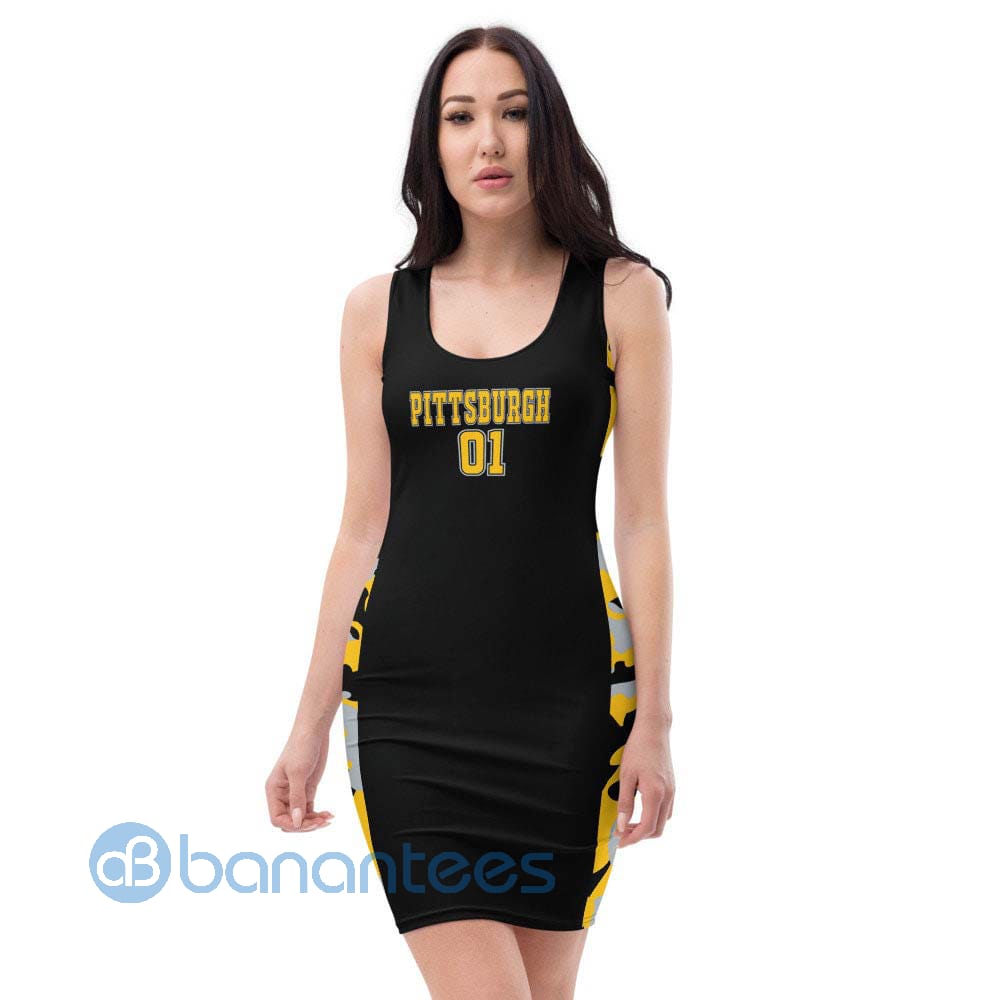 fashion-pittsburgh-home-team-camouflage-racerback-dress-2-GVXJ8.jpg Fashion Pittsburgh Home Team Camouflage Racerback Dress Product Photo