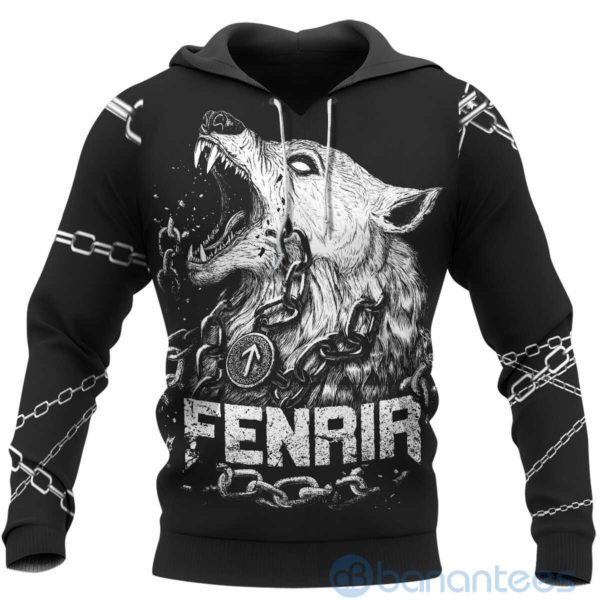 Fenrir Chains Viking Hoodie All Over Printed 3D Hoodie Product Photo
