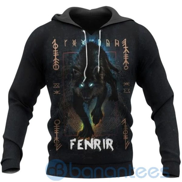 Fenrir Odin Mystery Viking Hoodie All Over Printed 3D Hoodie Product Photo