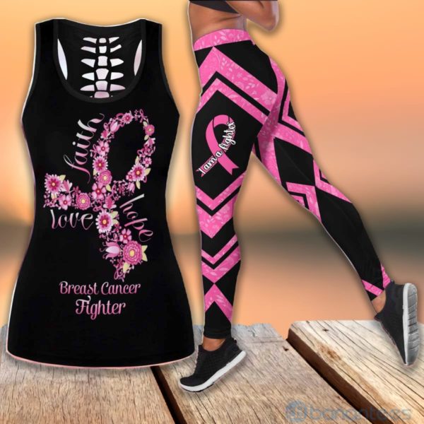 Fighter Butterfly Hollow Tank And Legging Outfit Product Photo