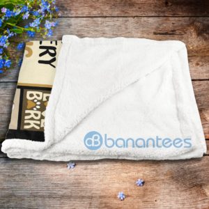 First Thing I See Every Morning Is A Basset Hound Sherpa Blanket Product Photo