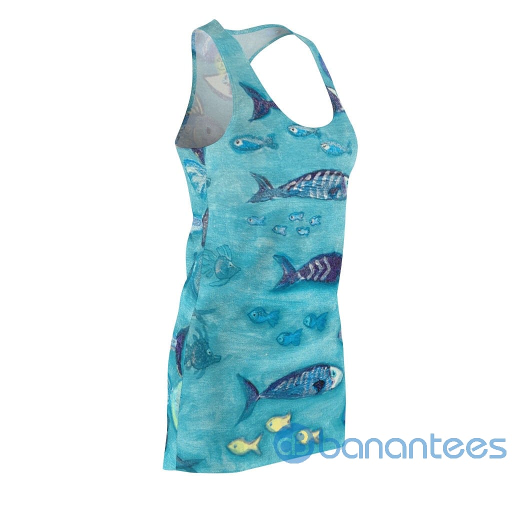 fishes-under-water-drawing-art-racerback-dress-for-women-4-PopQD.jpg Fishes Under Water Drawing Art Racerback Dress For Women Product Photo