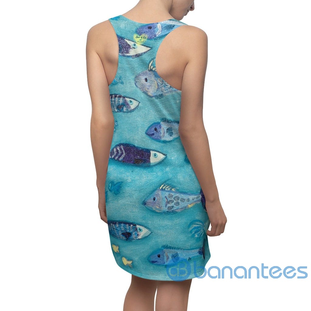fishes-under-water-drawing-art-racerback-dress-for-women-7-5mYbj.jpg Fishes Under Water Drawing Art Racerback Dress For Women Product Photo