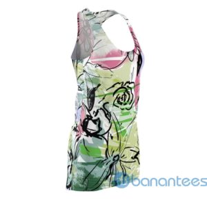 flowers art printed summer racerback dress for women 3 6EprD 300x300 image Flowers Art Printed Summer Racerback Dress For Women Product Photo