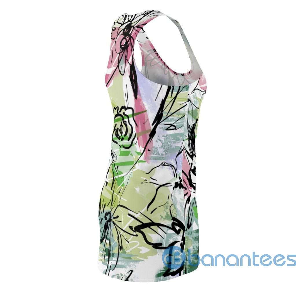 flowers-art-printed-summer-racerback-dress-for-women-4-P213L.jpg Flowers Art Printed Summer Racerback Dress For Women Product Photo