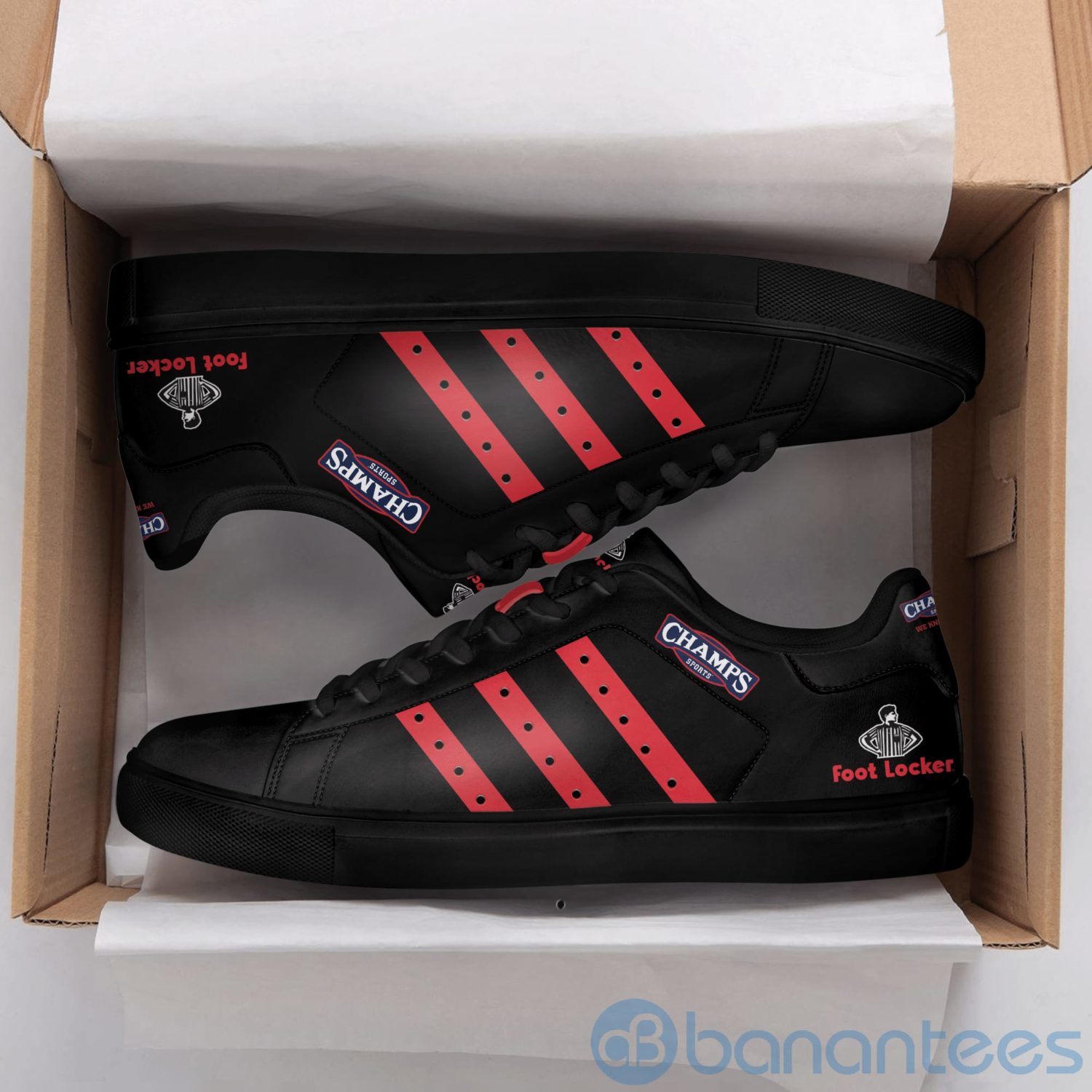 foot-locker-champs-sports-pink-striped-low-top-skate-shoes-2-RK242.jpg Foot Locker Champs Sports Pink Striped Low Top Skate Shoes Product Photo