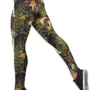 Forest Mushroom Hollow Tank And Legging Outfit Product Photo