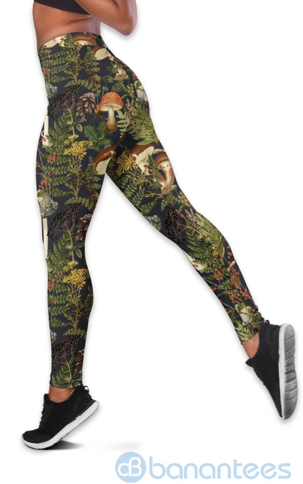 Forest Mushroom Hollow Tank And Legging Outfit Product Photo