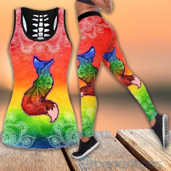 Fox Tank Top Legging Set Outfit Product Photo
