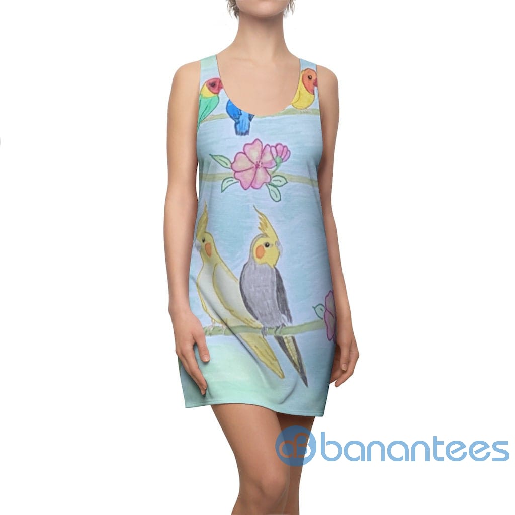 friendly-birds-couple-birds-drawing-art-summer-racerback-dress-1-3mupr.jpg Friendly Birds Couple Birds Drawing Art Summer Racerback Dress Product Photo