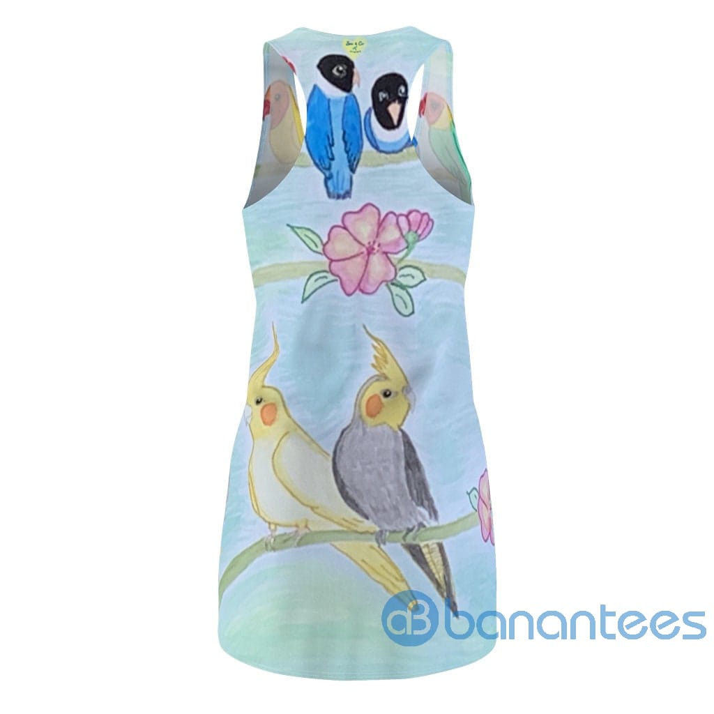 friendly-birds-couple-birds-drawing-art-summer-racerback-dress-3-y4GMF.jpg Friendly Birds Couple Birds Drawing Art Summer Racerback Dress Product Photo