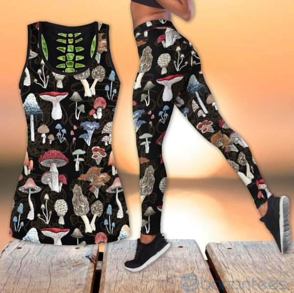 Fungus Forest Hollow Tank And Legging Outfit Product Photo