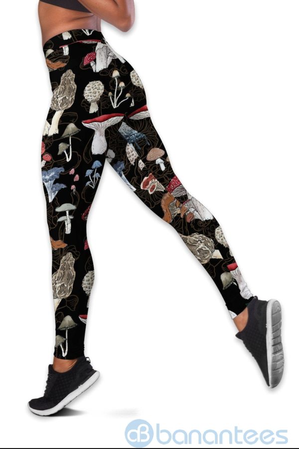 Fungus Forest Hollow Tank And Legging Outfit Product Photo