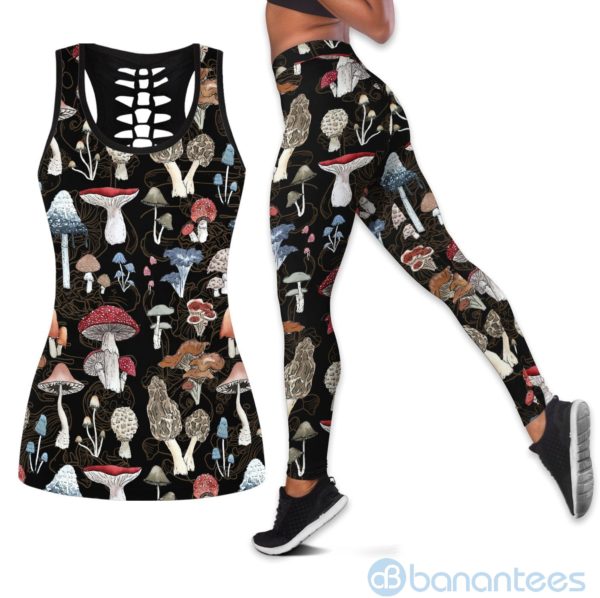 Fungus Forest Hollow Tank And Legging Outfit Product Photo