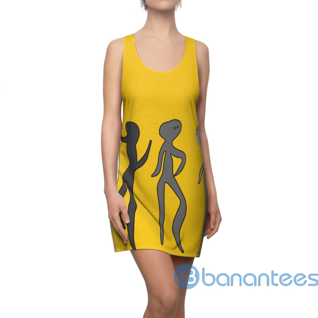 funny-paper-people-design-yellow-racerback-dress-for-women-1-rwgQG.jpg Funny Paper People Design Yellow Racerback Dress For Women Product Photo