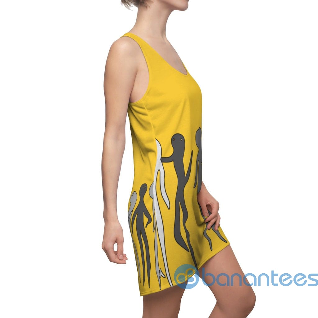 funny-paper-people-design-yellow-racerback-dress-for-women-6-UTP3w.jpg Funny Paper People Design Yellow Racerback Dress For Women Product Photo