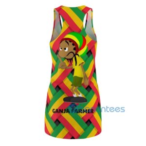 Ganja Farmer All Over Printed 3D Racerback Dress For Women Product Photo