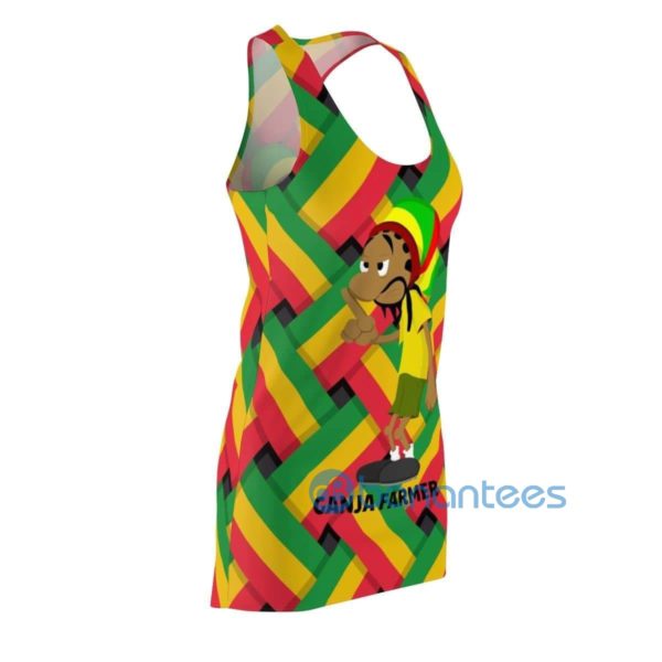Ganja Farmer All Over Printed 3D Racerback Dress For Women Product Photo