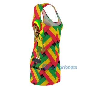 Ganja Farmer All Over Printed 3D Racerback Dress For Women Product Photo