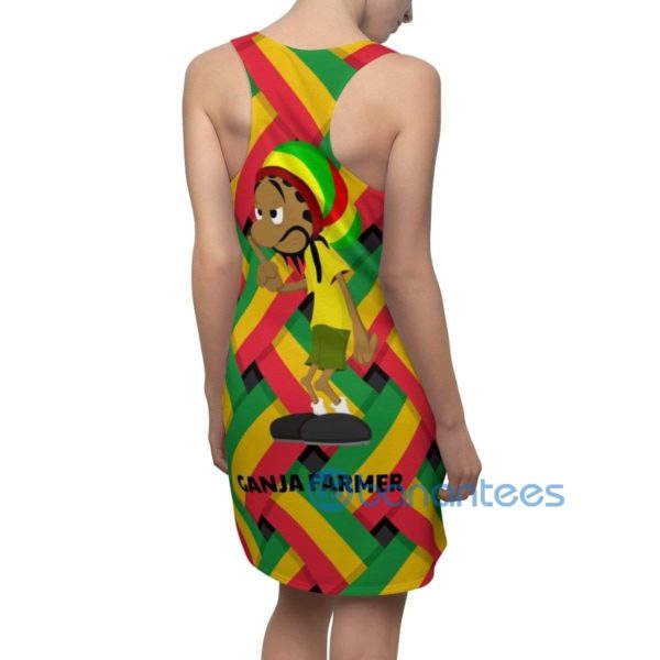 Ganja Farmer All Over Printed 3D Racerback Dress For Women Product Photo