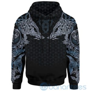 Geri & Freki Viking All Over Printed 3D Hoodie Product Photo